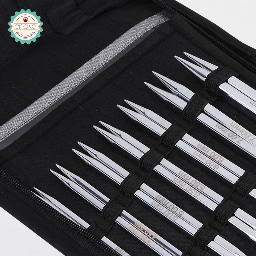 KnitPro Nova Cubics - Alat / Jarum Rajut Interchangeable Needle Set ( Deluxe Set )