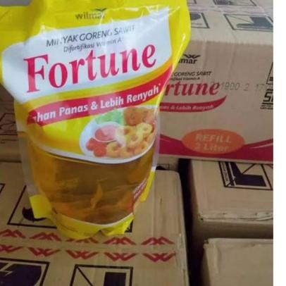 

Hot - Minyak Goreng Kemasan Fortune, 2 liter ン