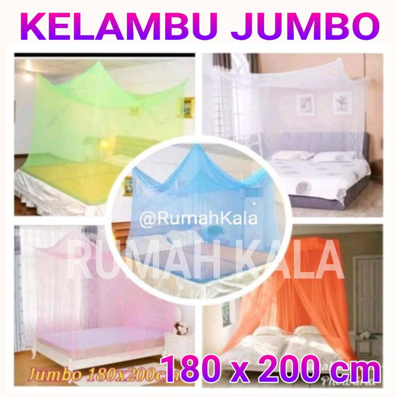 Kelambu Jumbo 180x200 cm Manohara kelambu anti nyamuk