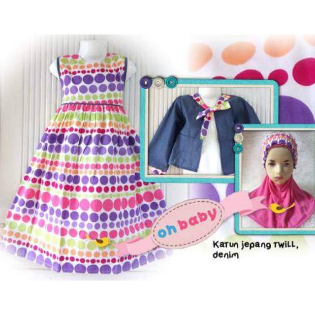 Dress bolero anak
