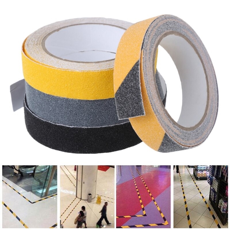 Tape Anti Slip Lantai Tangga Kamar Mandi Ukuran 2.5 Cm / 5 Meter HD-002