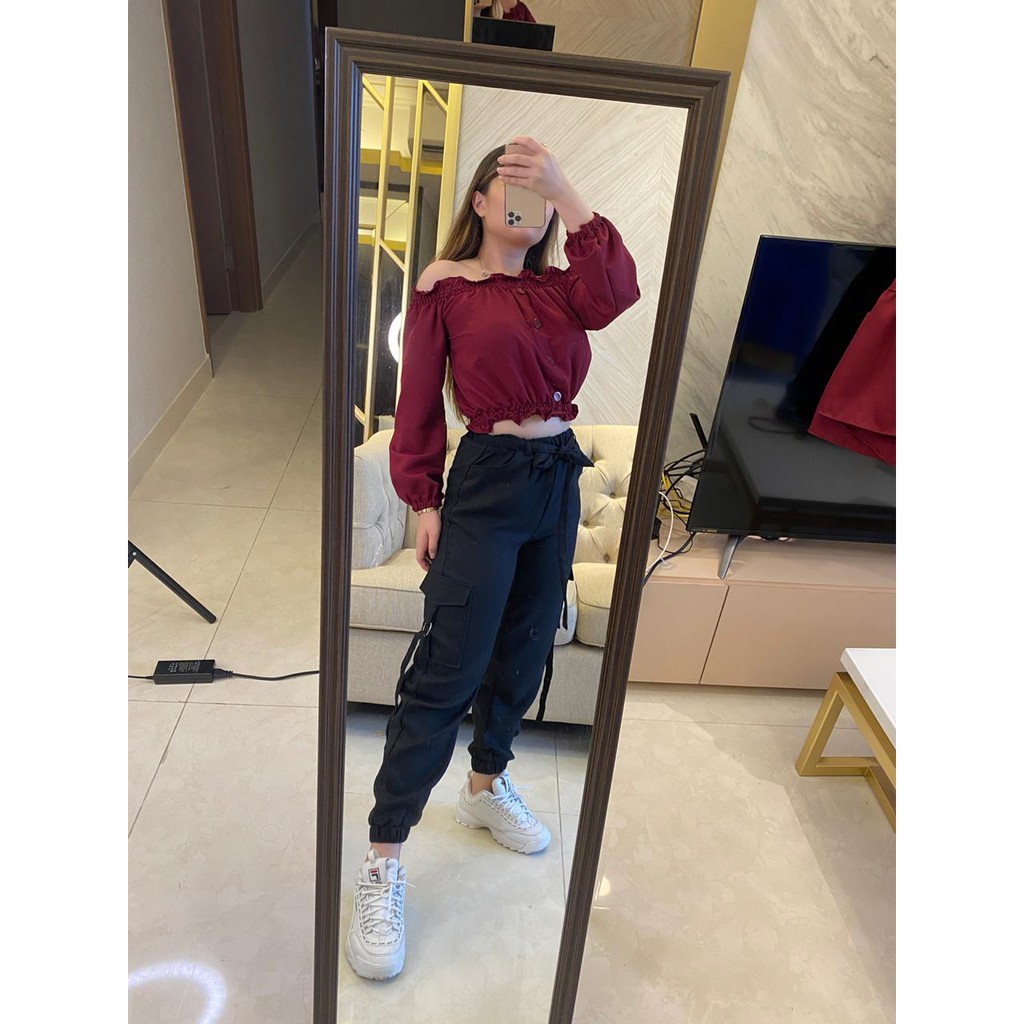 102# ATASAN sabrina/fashion wanita termurah/baju atasan aja