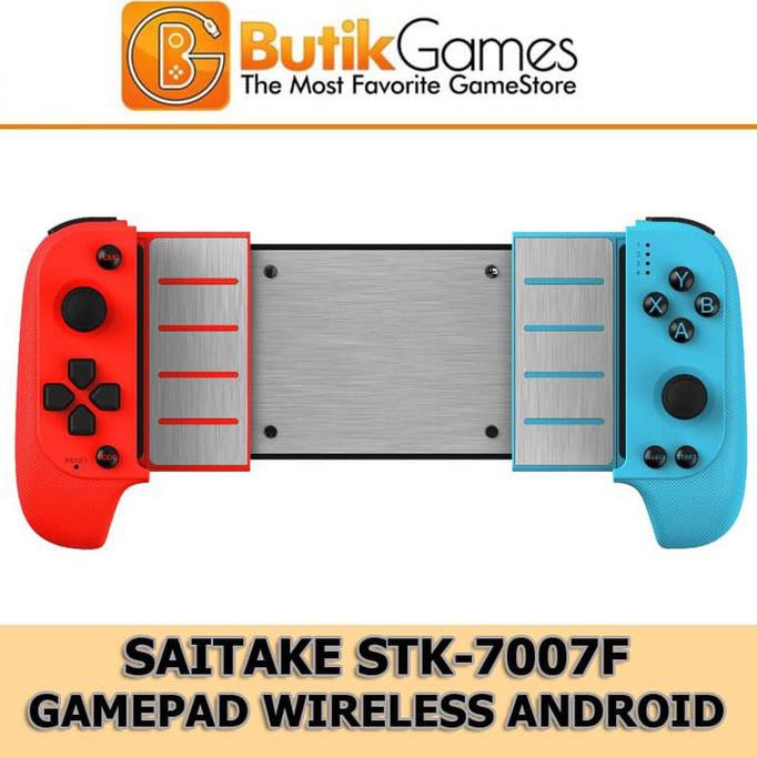 Stick Gamepad Android Wireless Bluetooth Saitake Stk 7007f Neon Shopee Indonesia