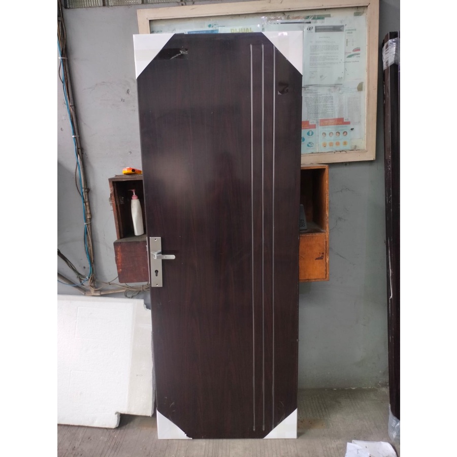 KODAI STEEL DOOR TXS 02/ PINTU BAJA RINGAN MOTIF KAYU LEBIH KUAT TXS 02