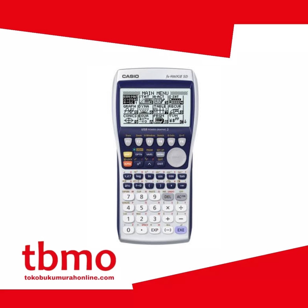 

TBMO KALKULATOR SCIENTIFIC CASIO FX-9860GII SD / KALKULATOR MATEMATIKA