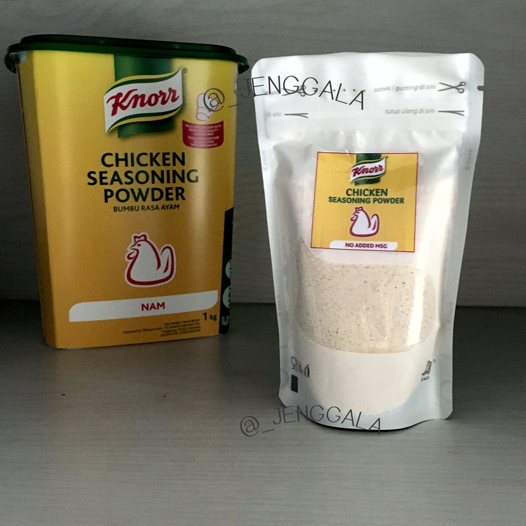 knorr chicken seasoning powder - non MSG 100gr - kaldu ayam tanpa MSG