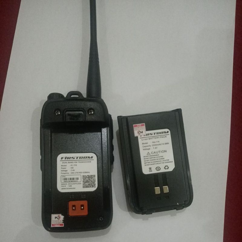 RADIO HT FIRSTCOM PC-77R SECOND BEKAS MURAH