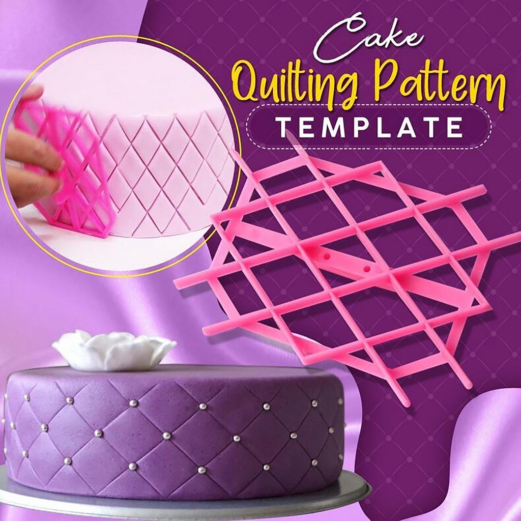 Geometric Diamond Pattern Cake Plastic Mold/Grid Shaped Plastic Baking Molds / Handmade Baking Cake Molds / Home kitchen Cooking DIY Bake Gadgets / Baking Accessories