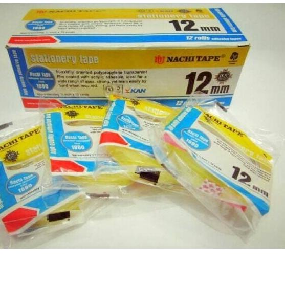 

➶ Isolasi Nachi 12 mm 1/2" inch x 72 yards (12pcs) ▼