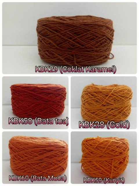 Benang Rajut Katun Bali Smallply / Katun Bali Kecil