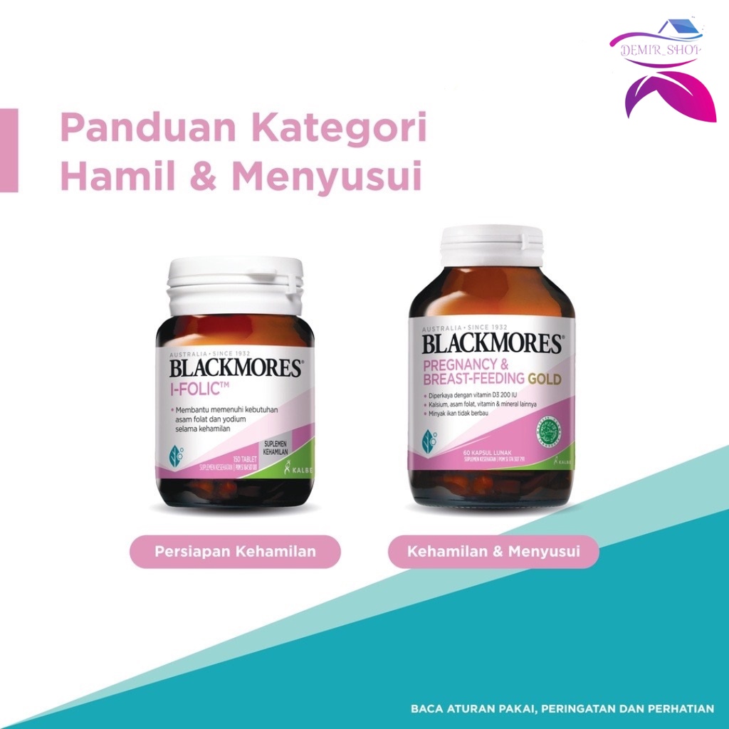 Blackmores Pregnancy &amp; Breast - Feeding Gold (120) / Multivitamin Ibu Hamil &amp; Menyusui