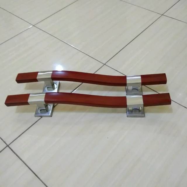 Handle Pegangan Pintu Rumah 45cm S mahoni