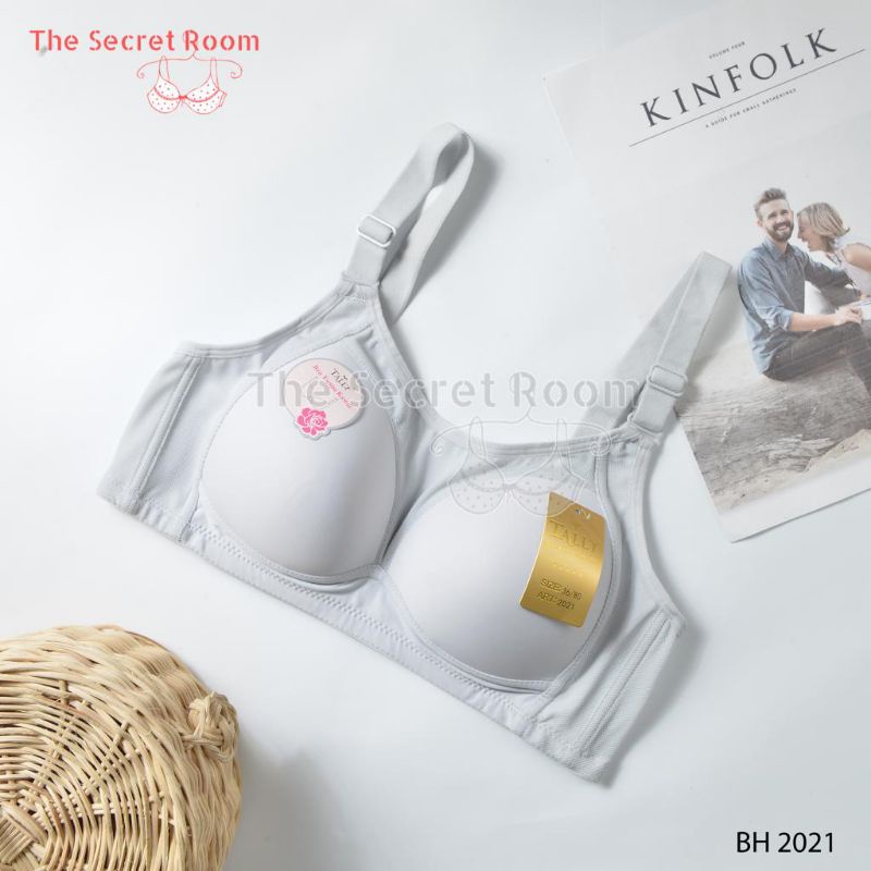 TALLY BRA BH 2021 | CUP B BESAR | TANPA KAWAT | BUSA TIPIS | SIZE 36-42 | BASIC BRA BH BAHAN BERPORI