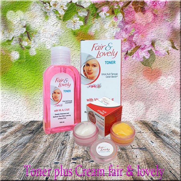 Toner Dan Cream Fair And Lovely( siang&malam)