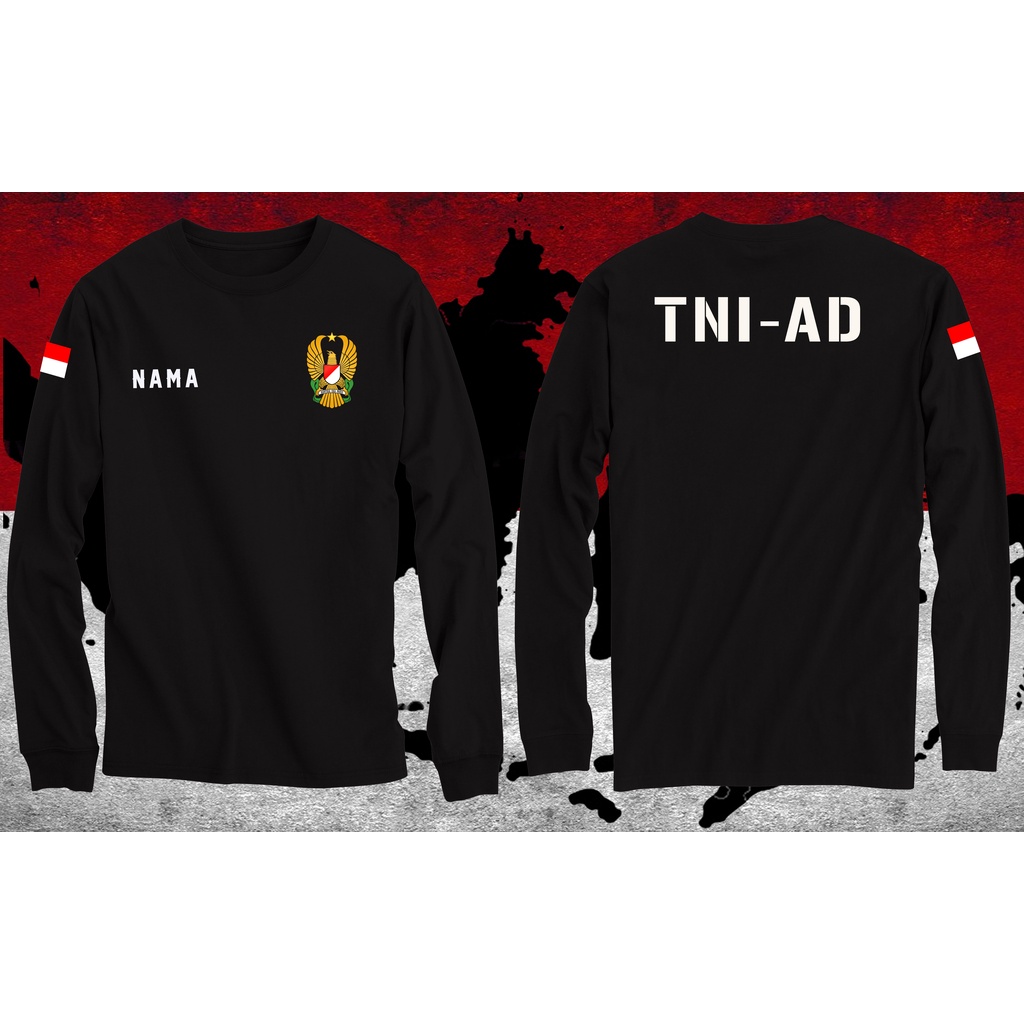 BAJU / KAOS/BAJU TNI AD LENGAN PANJANG -Gudangpoloshirt