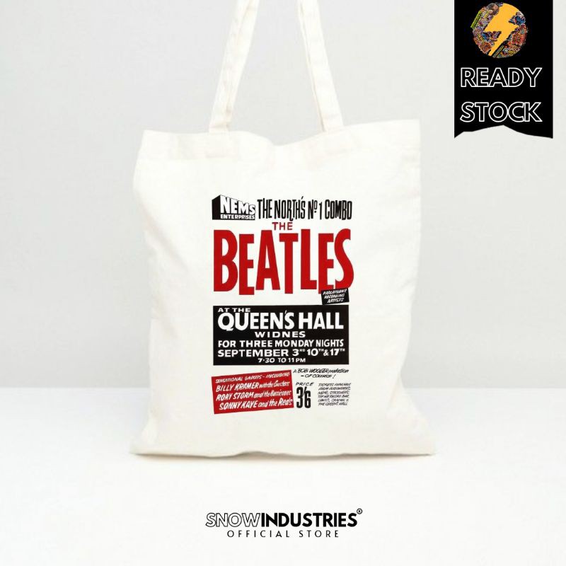 Tote Bag Wanita Pria Kanvas Baby Premium The Beatles