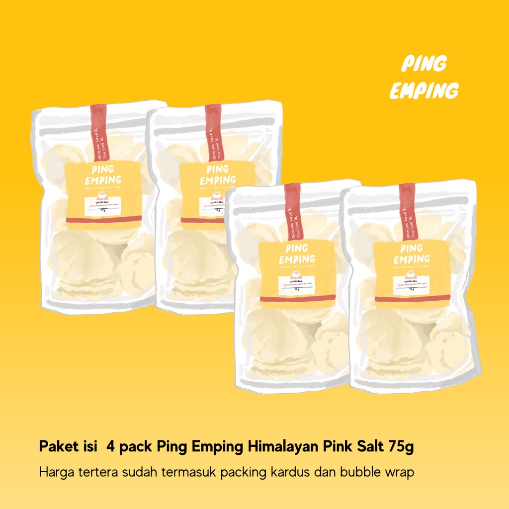 

Paket Box Ping Emping 4 Original with Himalayan Pink Salt