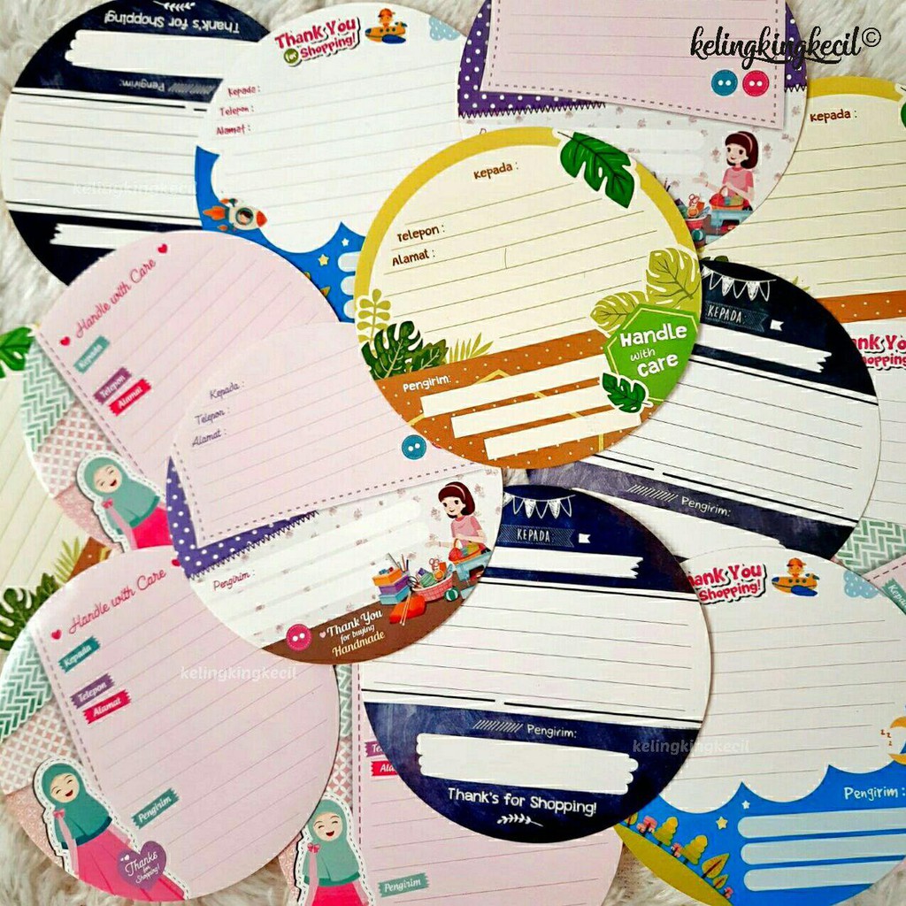 

STIKER PENGIRIMAN MIX MOTIF