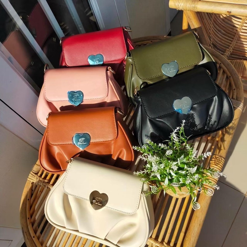 Jims Honey Fleur Bag Tas Selempang Wanita Korea Fashion Import Sling Bag Jimshoney Free Box