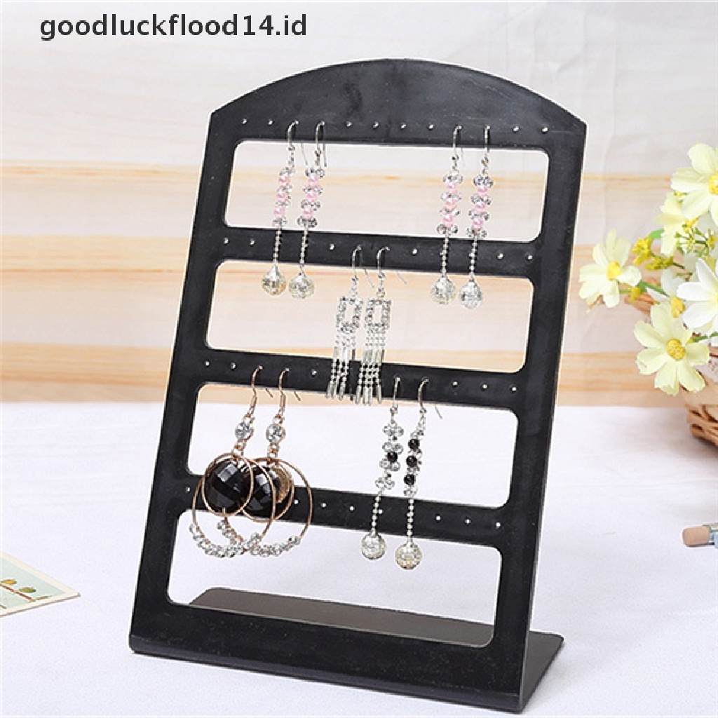 Stand Holder Display Perhiasan Anting Bentuk L