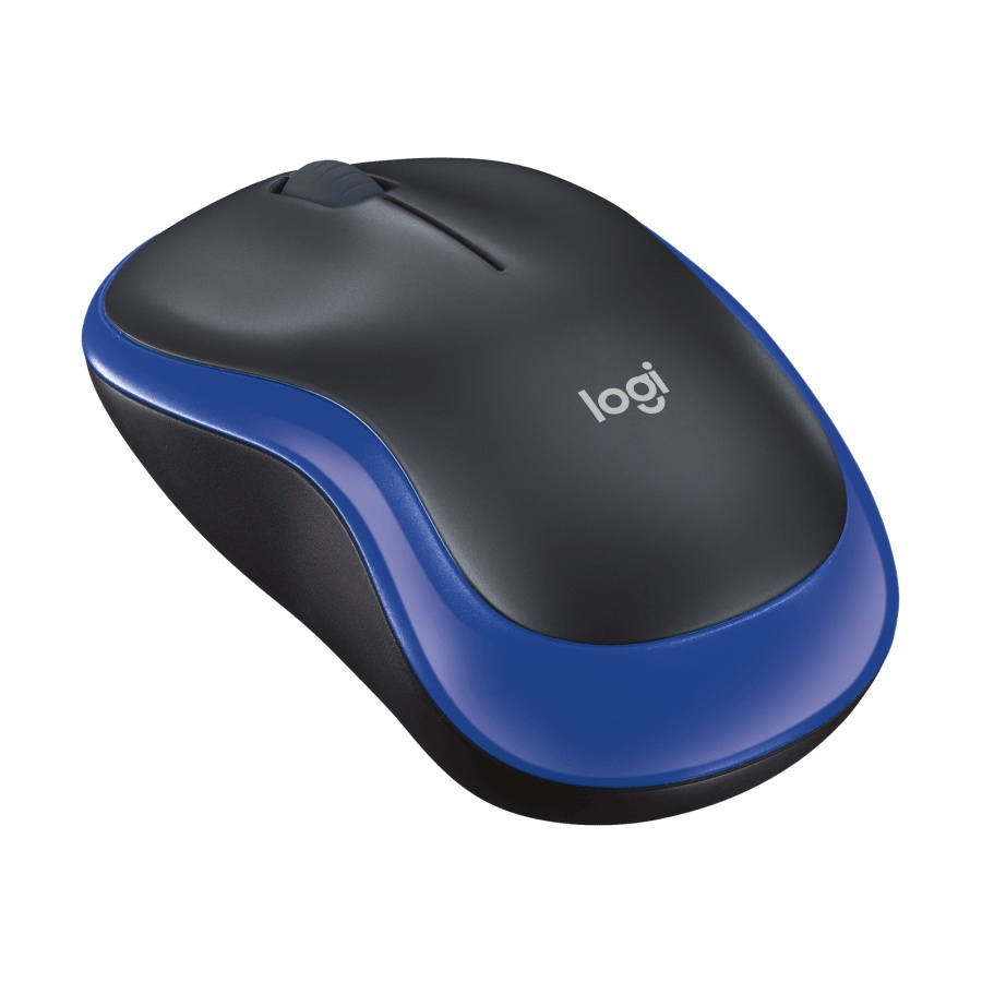 MOUSE LOGITECH M185 WIRELESS + BATTERY DAN TOMBOL ON/OFF BERGARANSI RESMI