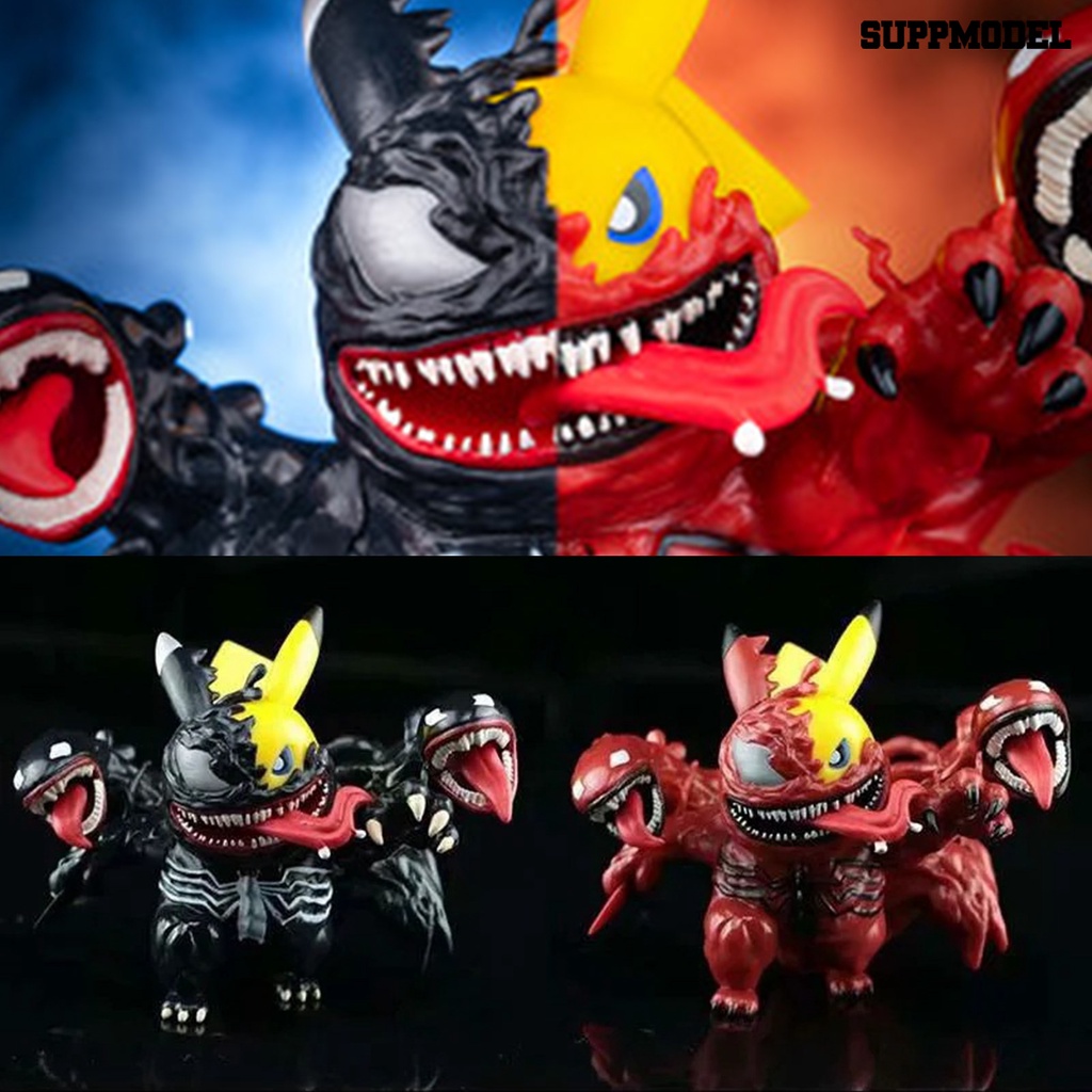 Ornamen Model Venom Pikachu 3D Untuk Dekorasi