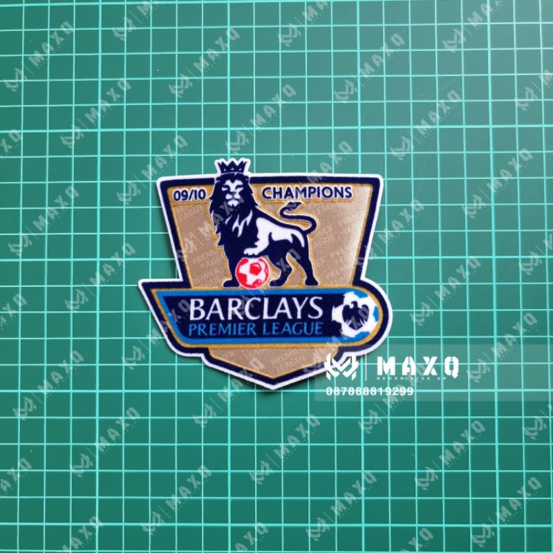 PATCH JERSEY LIGA INGGRIS PREMIER GOLD CHAMPIONS 2009/2010 CHELSEA