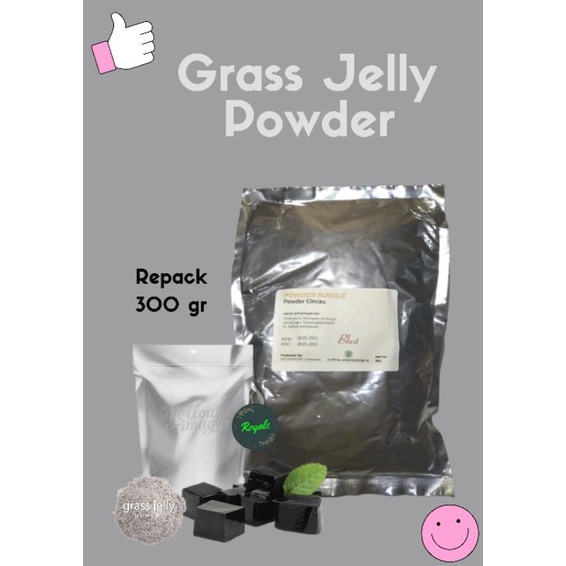 

CINCAU HITAM 300 GRAM/GRASS JELLY POWDER BUBBLE GRASS JELLY/BUBUK CINCAU HITAM