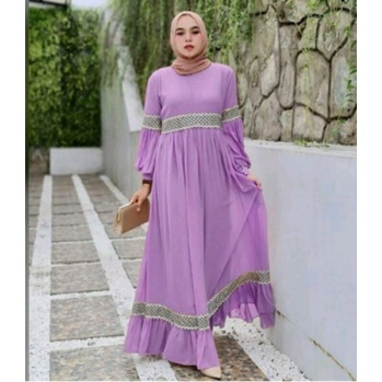 LANGSUNG KIRIM CERUTY READY SUPER JUMBO XXXL [LD 130  BB 95- 120KG ]GAMIS CERUTY BEBYDOL RENDA /GAMIS REMPEL/ BUSUI