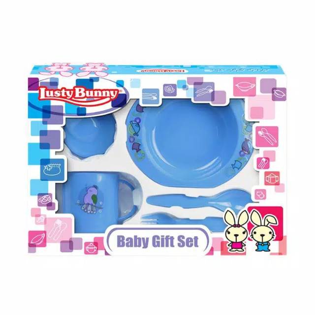 LUSTY BUNNY FEEDING SET ISI 5PCS MEDIUM / FEEDING SET