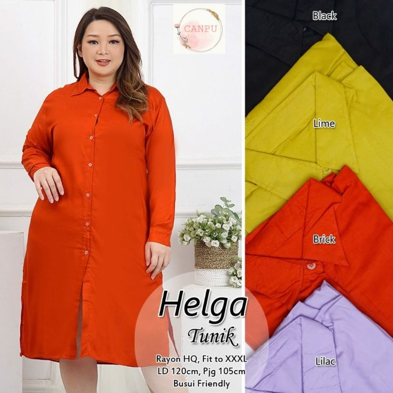 TUNIK POLOS RAYON JUMBO LD 120 HELGA