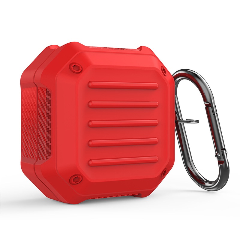 Case Pelindung Earphone Full Body Tahan Lama Dengan Carabiner Untuk Samsung Galaxy Buds Live Pro