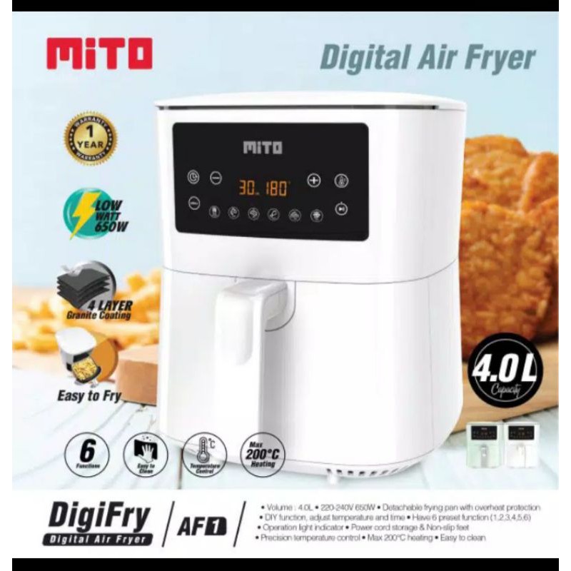 Air fryer digital mito -DigiFry AF1.