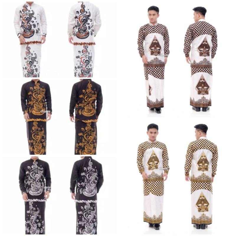 SETELAN PRIA|SETELAN KOKO SARUNG PRIA|BAJU KOKO|SARUNG GUNUNGAN|SARUNG