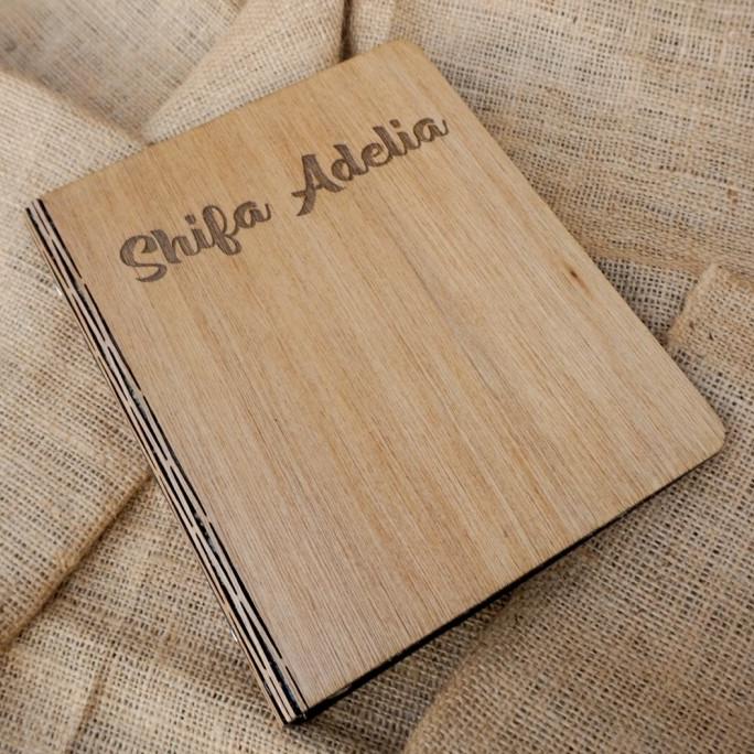 

((BISA COD)) Binder Book Wood by Kayuyo (custom text/logo) PROMOKode 1833