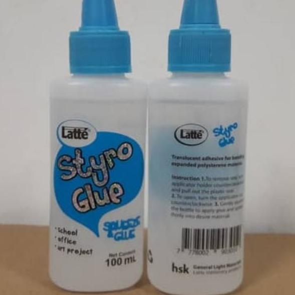 

ljpr516 Lem Latte Styro Glue / UHU / 100ml / Twist Tiada Duanya