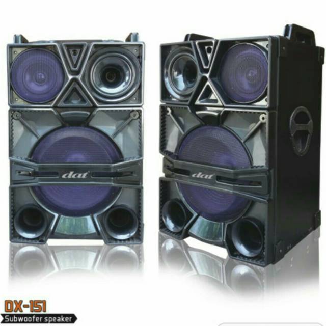 SPEAKER AKTIF DAT DX 151 DX151 (BELUM TERMASUK ONGKIR SPEAKER)