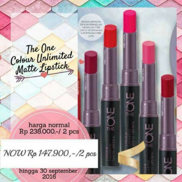 ORIFLAME_The One Colour Matte Lipstick