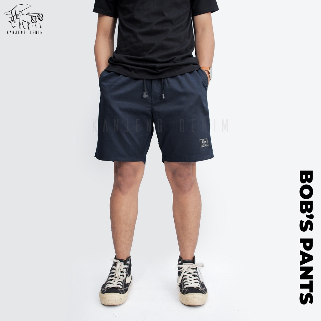 Kanjeng Denim Boardshort Celana Pendek BOB'S PANTS NAVY