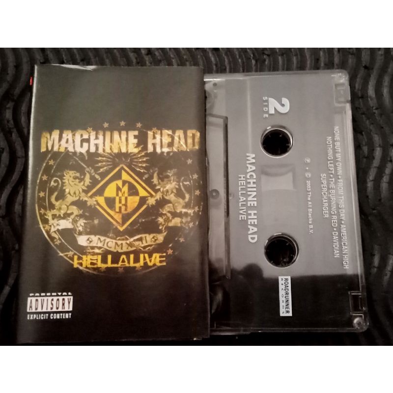 Kaset Pita Machine Head - hell alive - metal