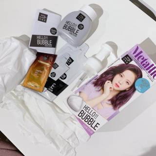 MISE EN SCENE HELLO BUBBLE FOAM  HAIR COLOR HAIR DYE CAT  