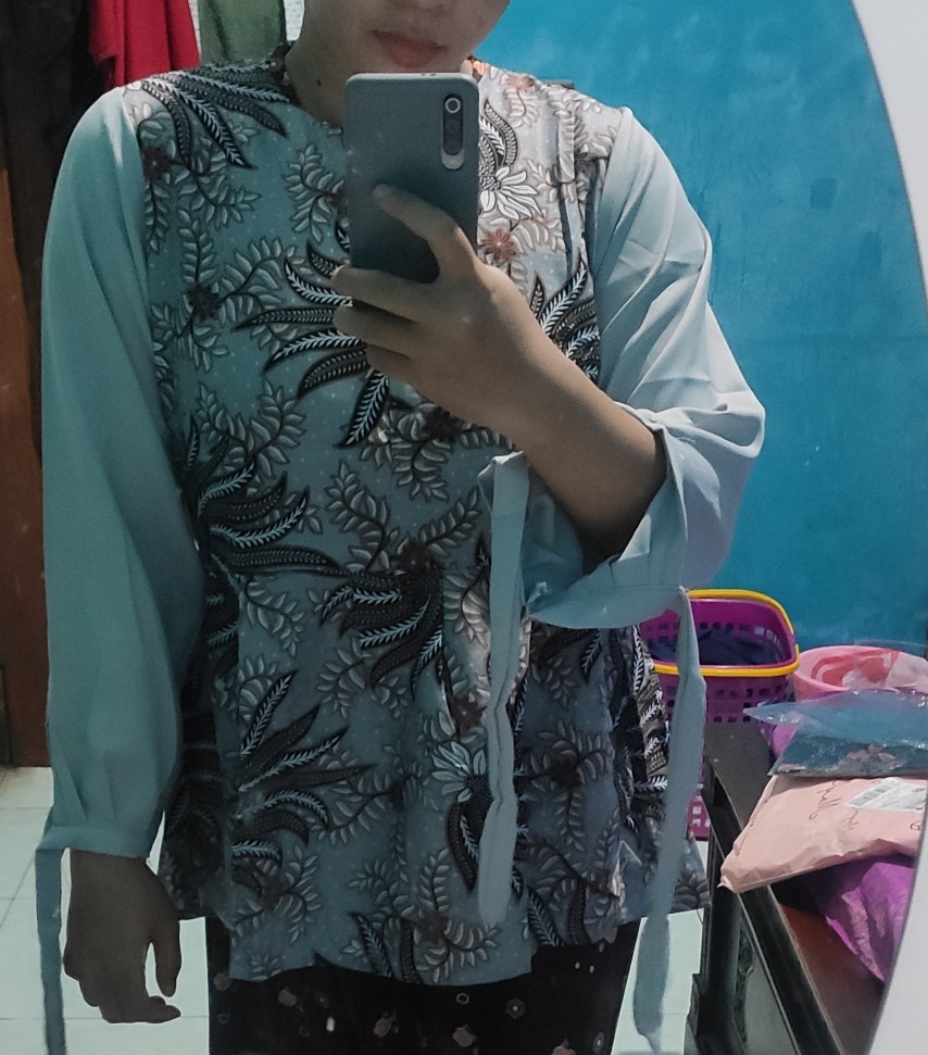 Atasan Batik Dolby Dolbi Dobby Doby Tenun Sutra Tulis Halus Katun Atbm Baron