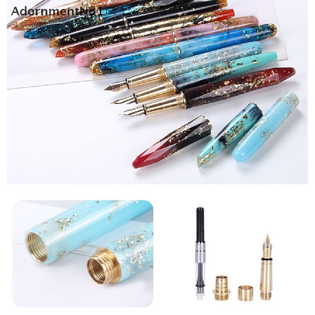 (AdornmentNo1) Cetakan Resin Epoksi Handmade DIY Bentuk Pulpen Bahan Silikon