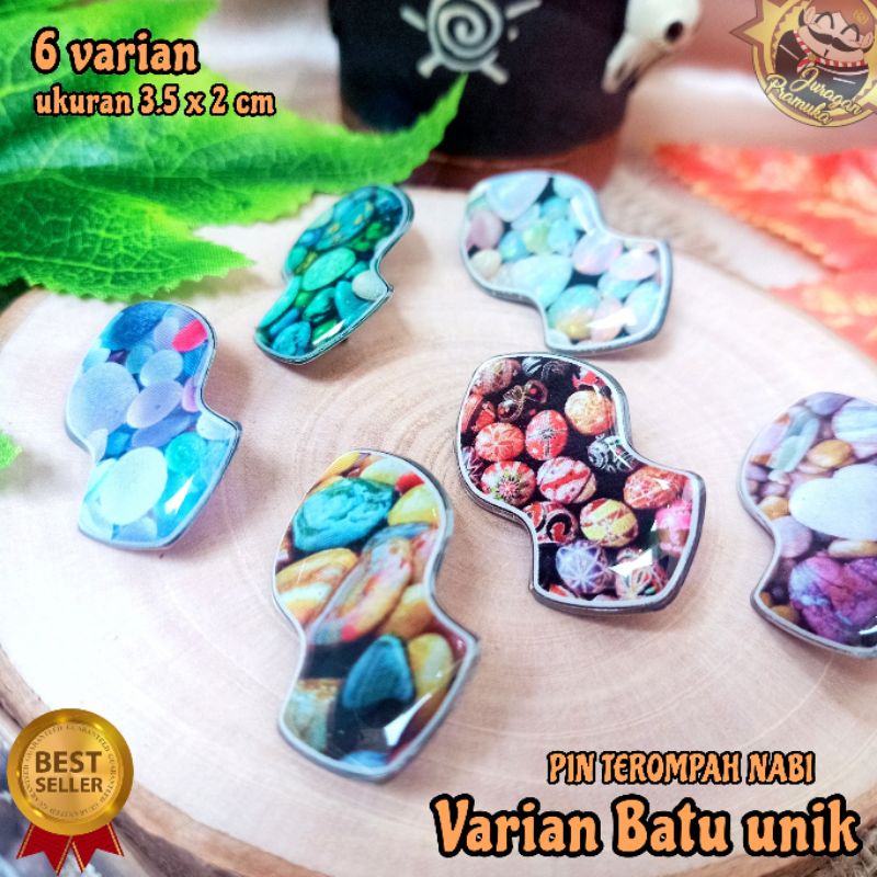 PIN TEROMPAH VARIAN BATU UNIK