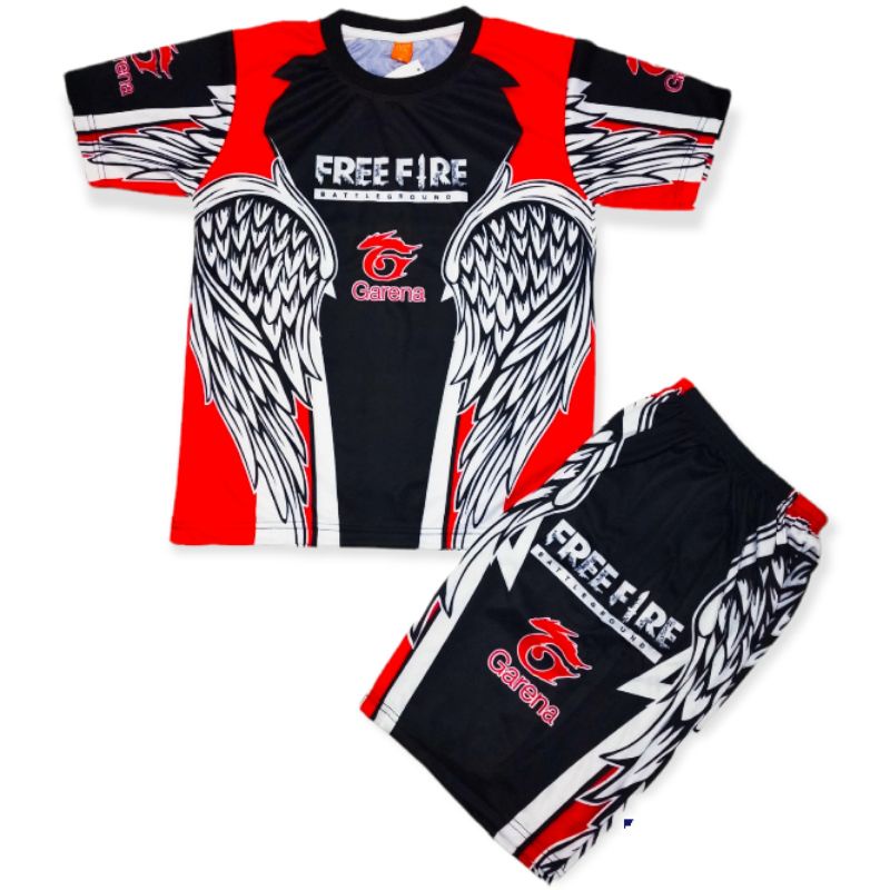 SETELAN BAJU ANAK FREE FIRE