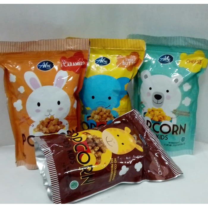 Abe Food Popcorn for Kids 80g (Ready Varian Rasa)