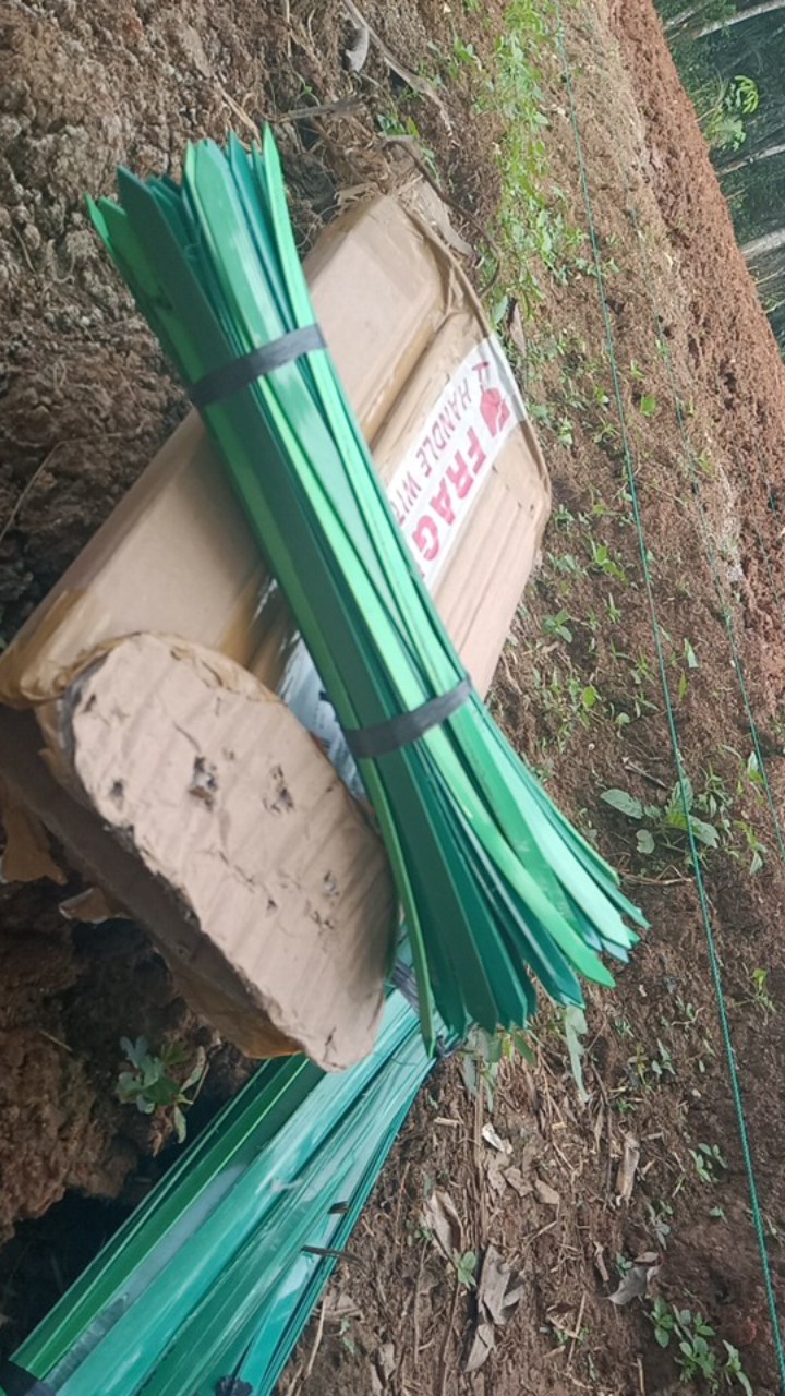 Penjepit Mulsa Plastik Pengganti Kayu / Bambu