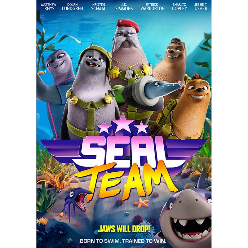 Kaset FiIm Animasi DVD: Seal Team (2021)