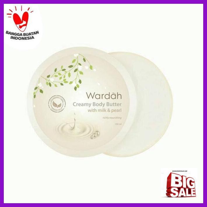 

Rettubydob- Wardah Creamy Body Butter With Milk & Pearl 150 Ml ( Besar ) -Original.