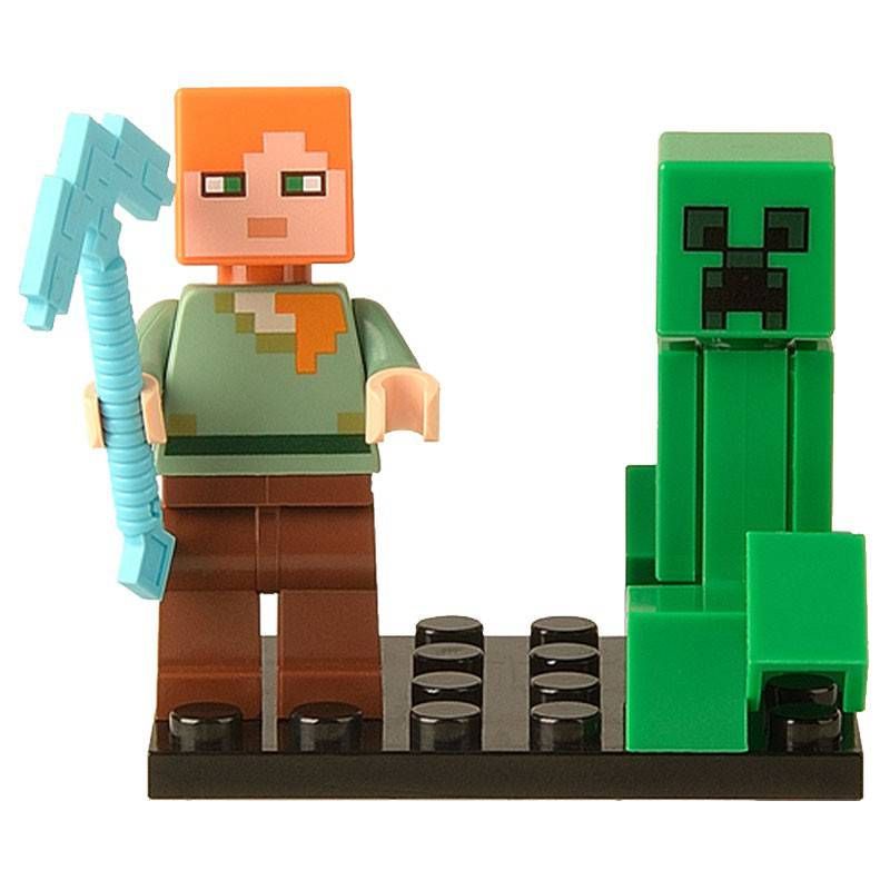 Lego Alex Creeper Minifigure Minecraft Mine Craft